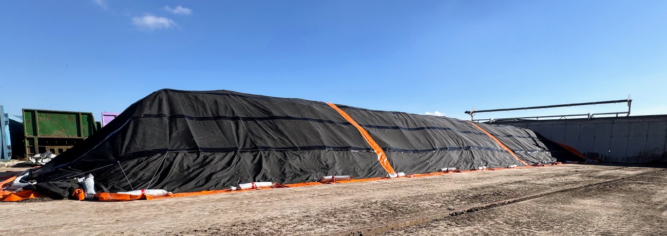 Organic waste composting plant in Hungary