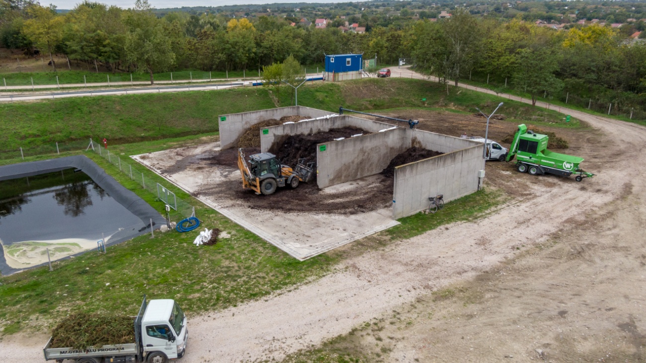 Small scale green waste composting in Hungary