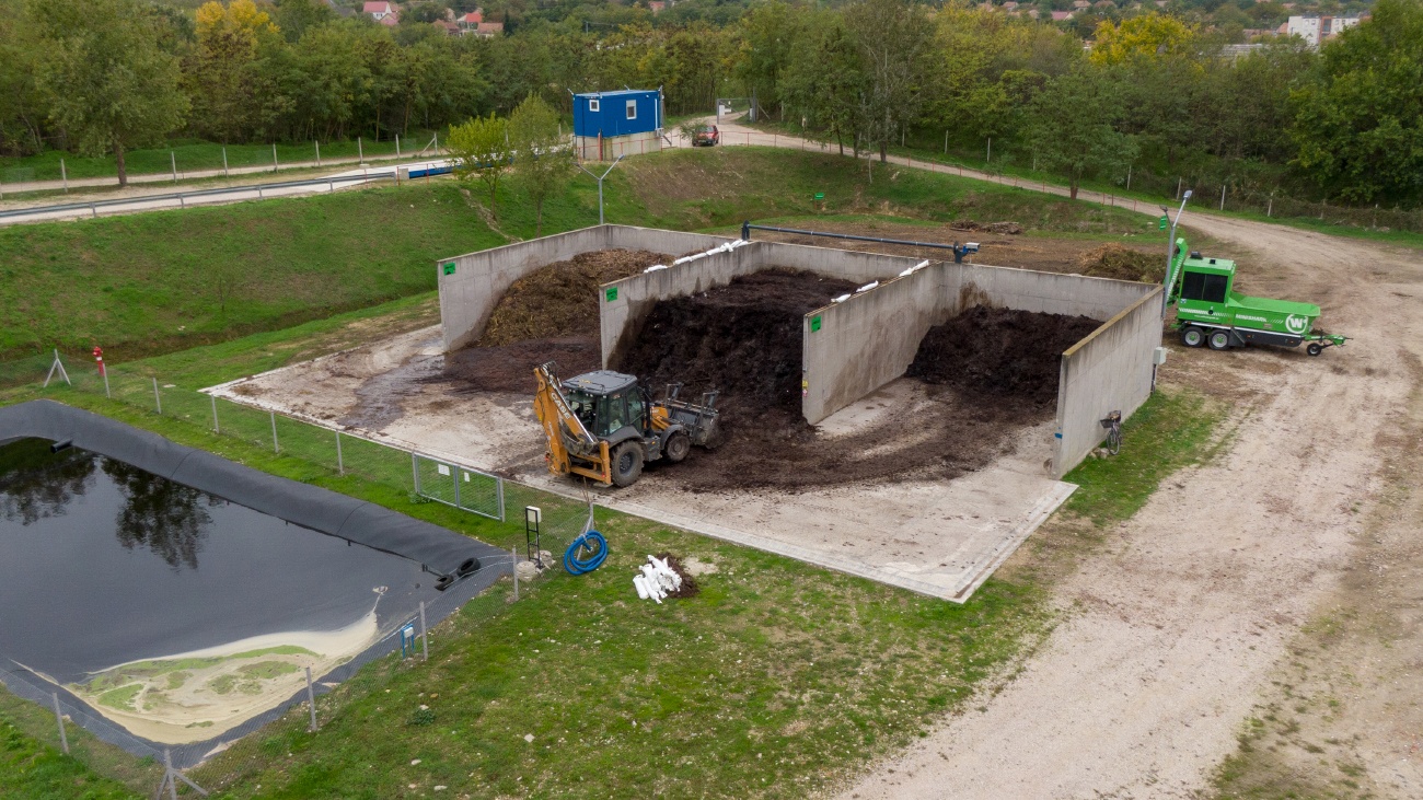 Small scale green waste composting in Hungary